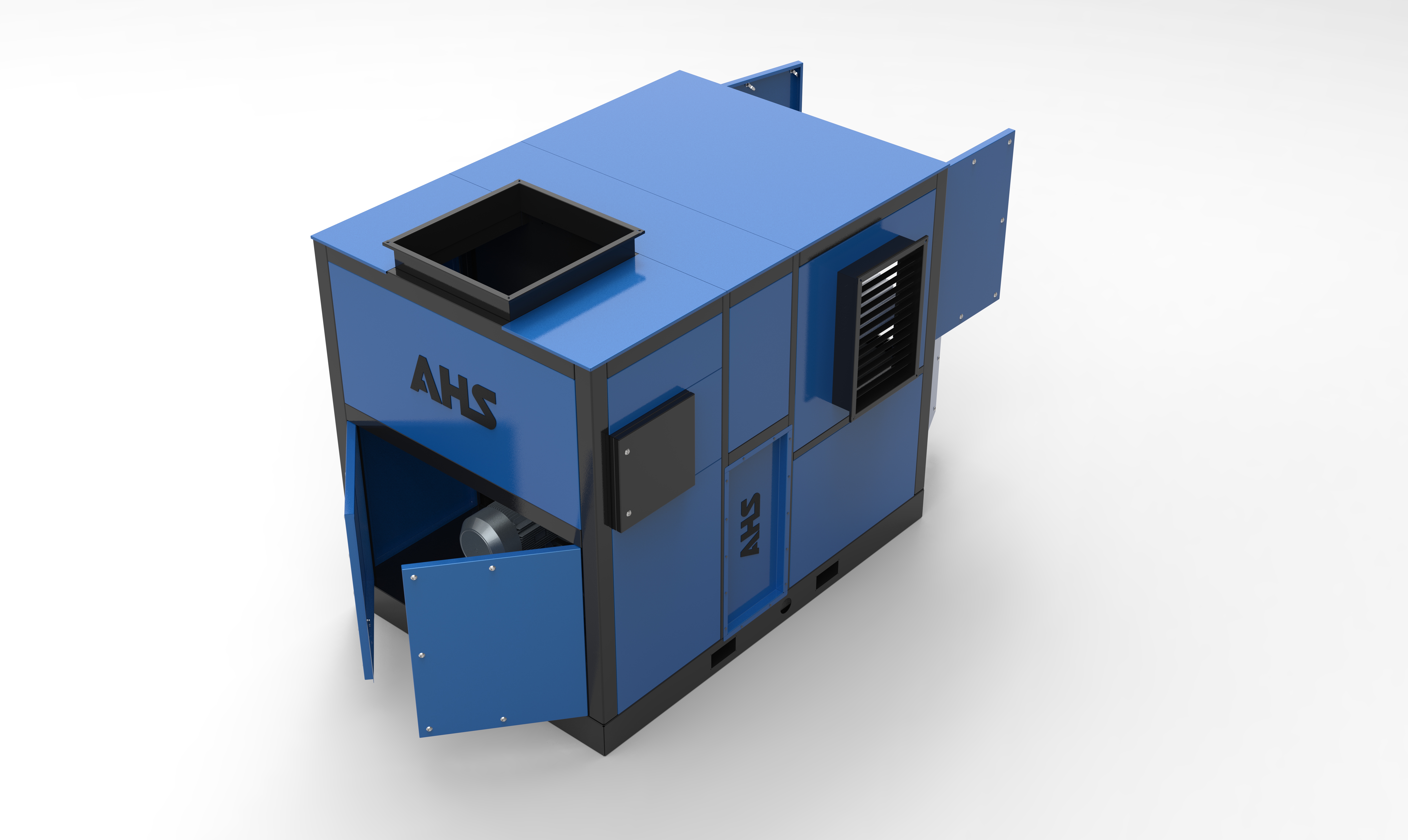 AHS AJP Serisi tüm bileşenlerini, otomasyon sistemini ve yazılımını bünyesinde barındıran bir merkezi jet pulse filtreli toz toplama makinasıdır.